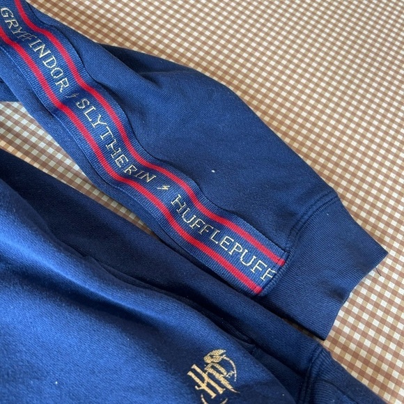 Harry Potter Mini Boden "Potter 07" Hooded pullover Sweatshirt Blue Red.8-9 year - Picture 13 of 16